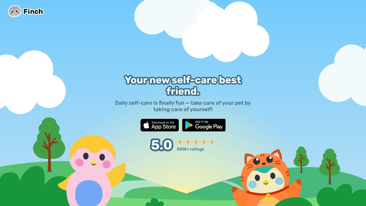 Screenshot of Finch