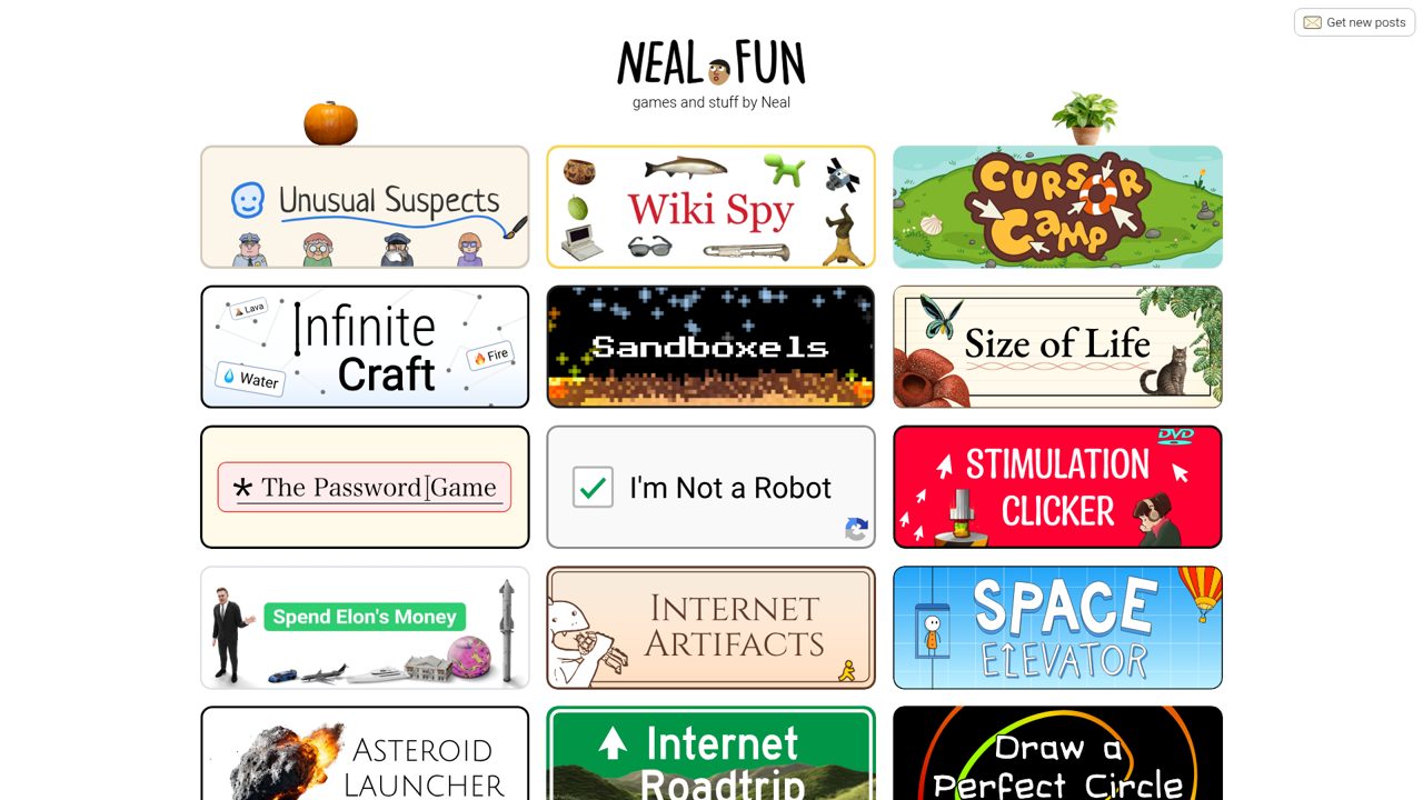 Screenshot of Neal.fun